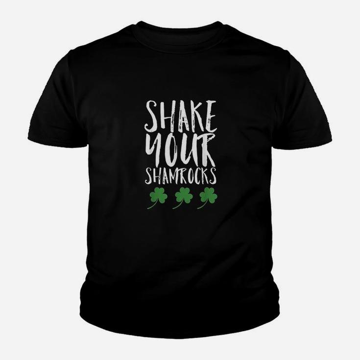 Funny St Patricks Day Shake Your Shamrocks Cute Fun Youth T-shirt