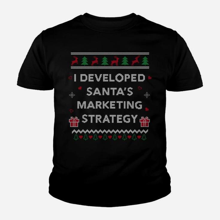 Funny Student Marketing Director Gift Ugly Christmas Sweatshirt Youth T-shirt