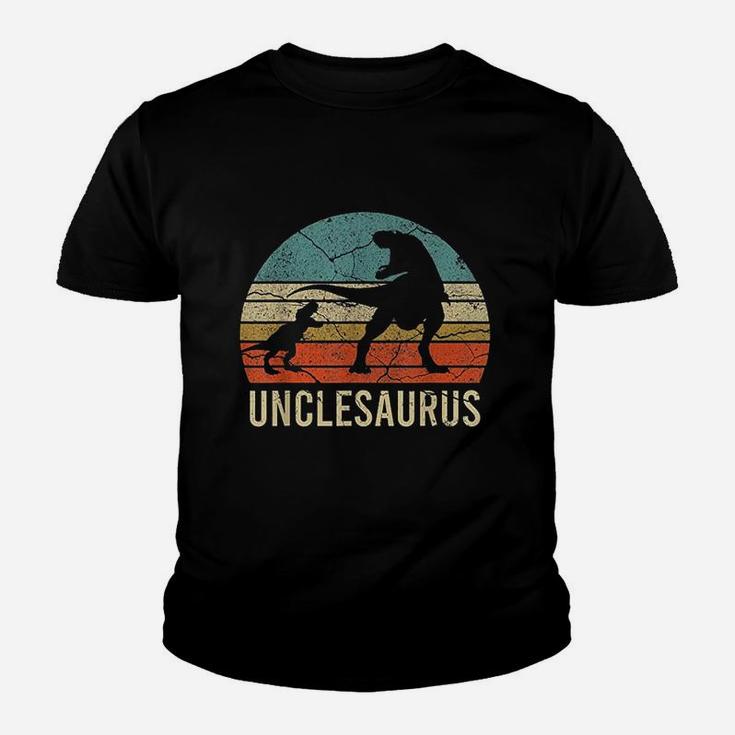 Funny Uncle Dinosaur Daddy Dad Gift 2 3 4 Kids Unclesaurus Youth T-shirt