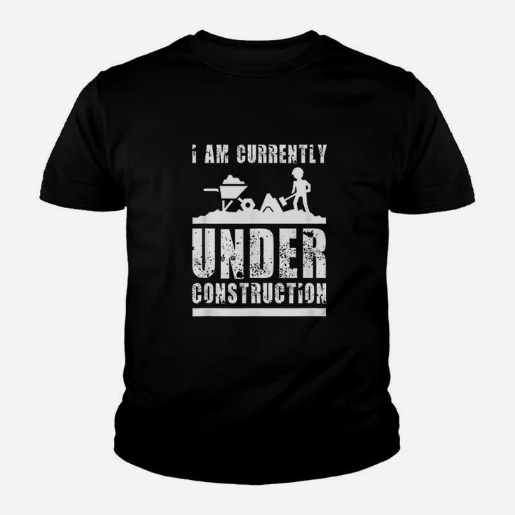 Funny Under Construction Construction Worker Gift Youth T-shirt