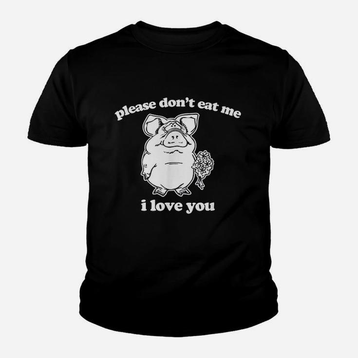 Funny Vegan Please Dont Eat Me I Love You Funny Youth T-shirt