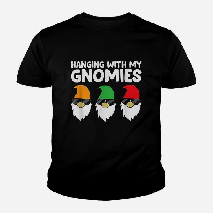 Garden Gnomes Hanging With My Gnomies Youth T-shirt