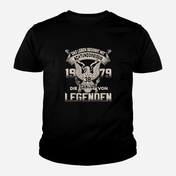 Geburtsjahr 1979 Legenden Kinder Tshirt, Personalisiertes Retro Design