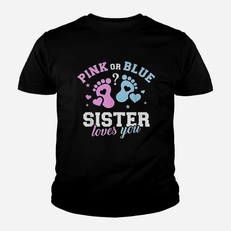 Gender Reveal Sister Youth T-shirt