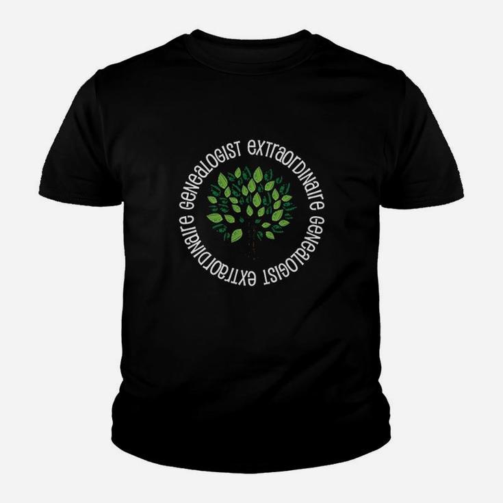 Genealogist Genealogy Tree Youth T-shirt