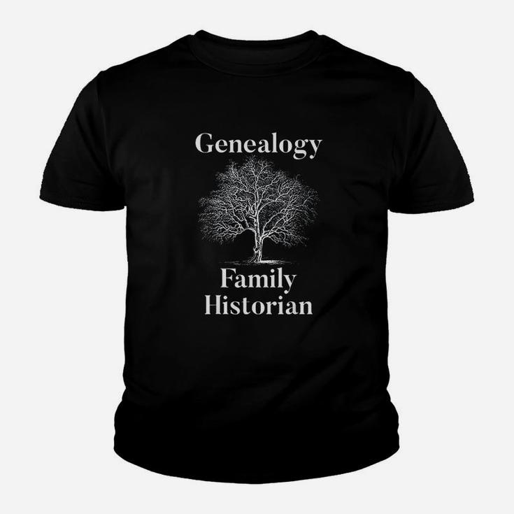 Genealogy Gifts For Family Tree Historian Ancestry Research Youth T-shirt