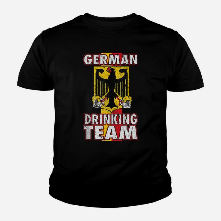 German Drinking Team Germany Flag Funny Oktoberfest Gift Youth T-shirt