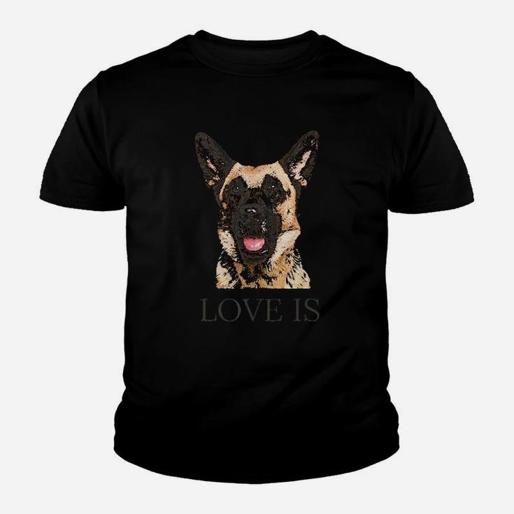 German Shepherd Women Men Kids Love Dog Mom Dad Youth T-shirt