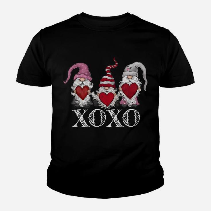 Gift For Women Valentine Gnome Valentines Day Gnome Teacher Youth T-shirt
