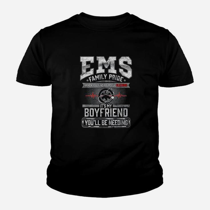 Gift Girlfriend Emt Ems Funny Mothers Fathers Day Youth T-shirt