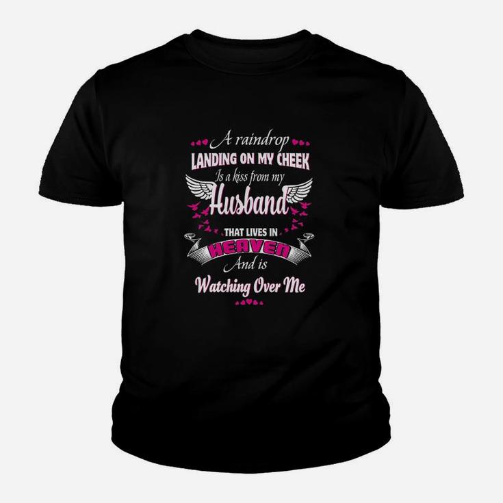 Gift My Husband That Lives In Heaven And Is Watching Over Me Youth T-shirt