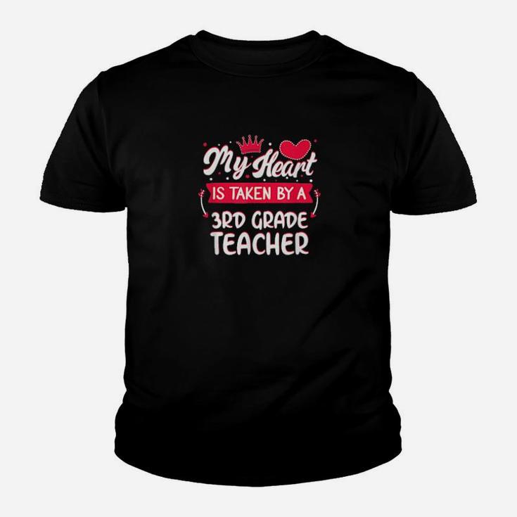 Gift Third 3Rd Grade Teacher Valentines Day Youth T-shirt