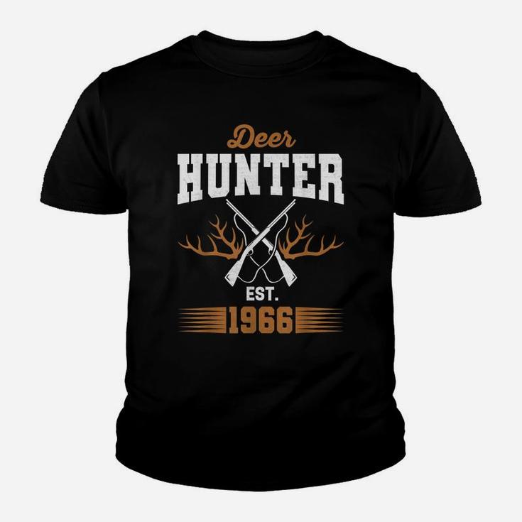 Gifts For 55 Year Old Deer Hunter 1966 Hunting 55Th Birthday Youth T-shirt