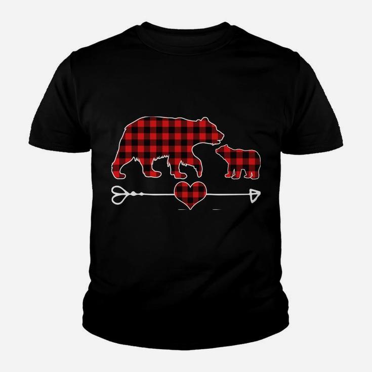 Gigi Bear Christmas Pajama Red Plaid Buffalo Family Gift Sweatshirt Youth T-shirt