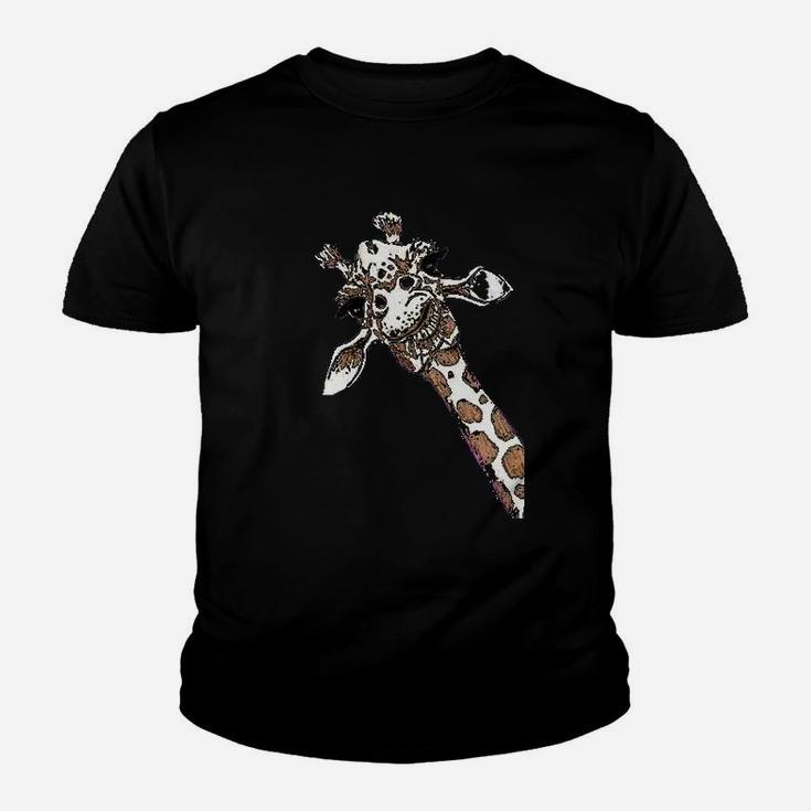 Giraffe Printed Youth T-shirt