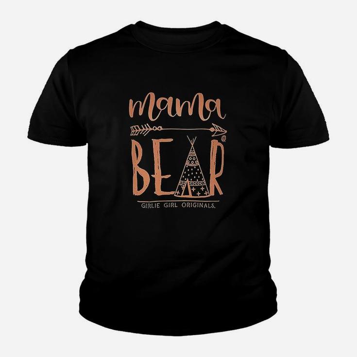 Girlie Girl Mama Bear Teepee Preppy Youth T-shirt