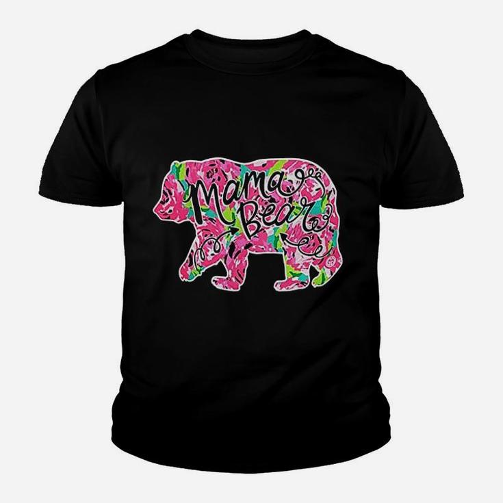 Girlie Girl Originals Mama Bear Floral Youth T-shirt