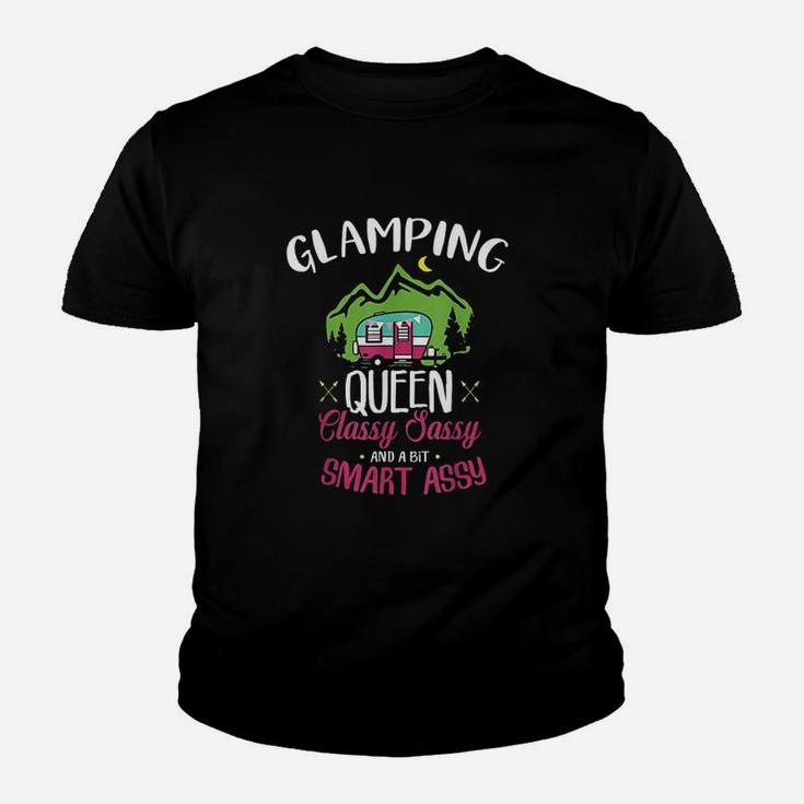 Glamping Queen Classy Sassy Smart Camping Rv Gift Youth T-shirt