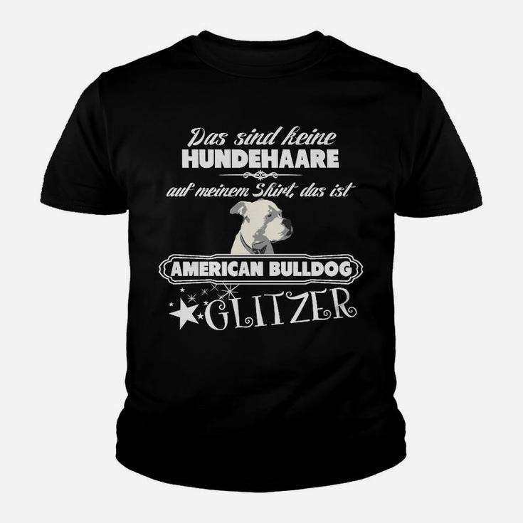 Glitter American Bulldog Kinder T-Shirt