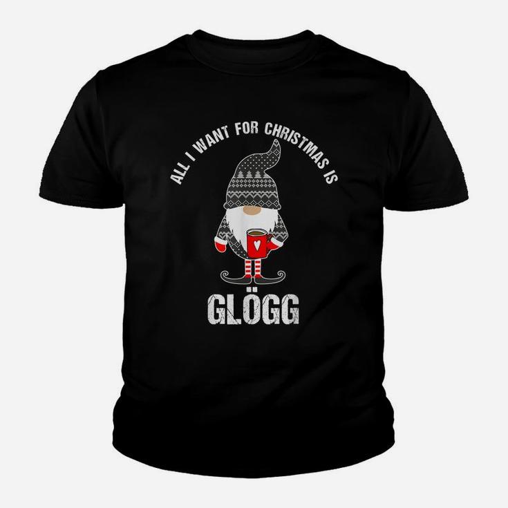 Glogg Scandinavian Tomte Christmas Gnome Youth T-shirt