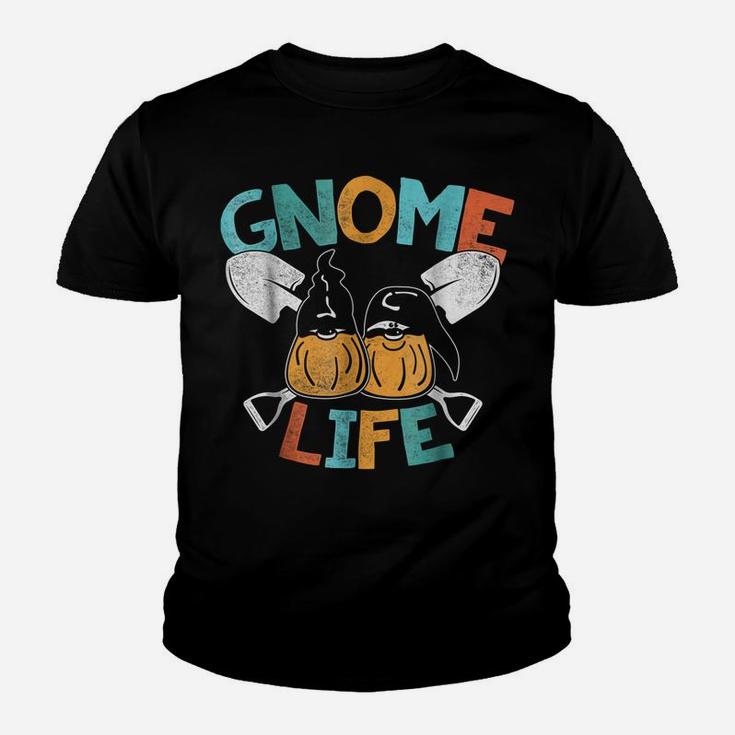 Gnome Life Funny Gardening Plants And Flowers Youth T-shirt