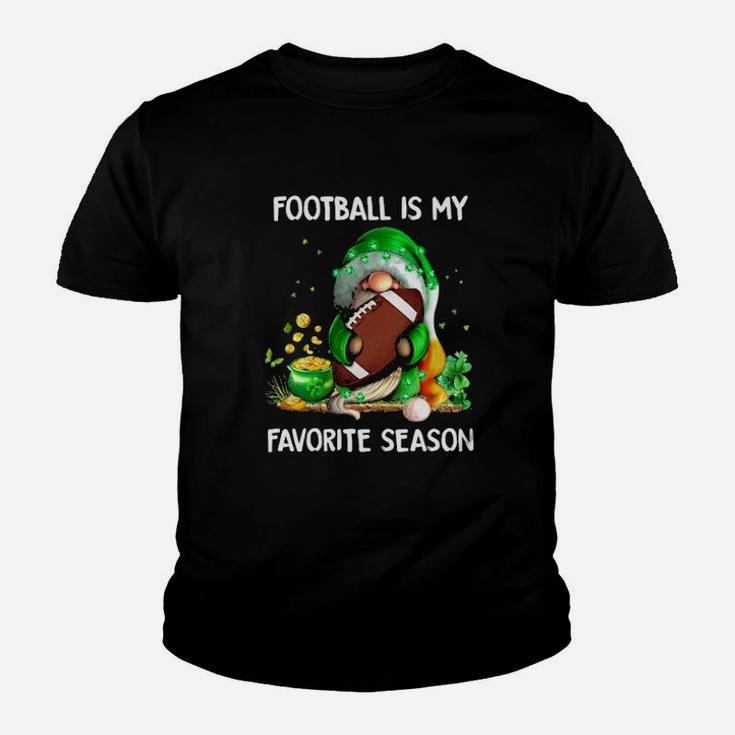 Gnomes Irish Football Is My Favorite Season Youth T-shirt