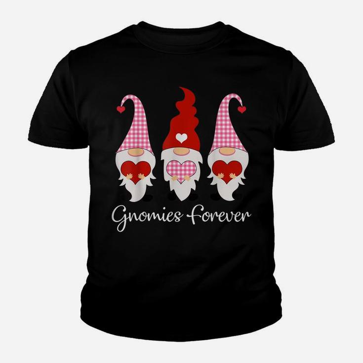 Gnomies Forever Valentine Gnome Best Friends Matching Youth T-shirt