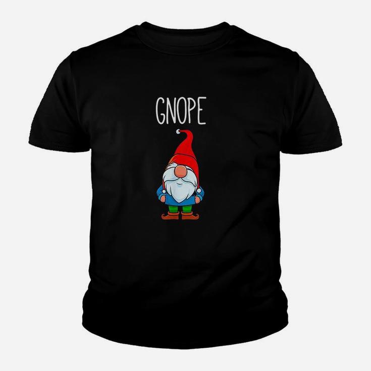 Gnope Tomte Garden Gnome Gift Funny Scandinavian Nope Youth T-shirt