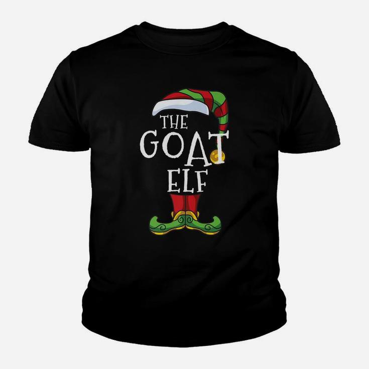 Goat Elf Family Matching Christmas Group Funny Pajama Youth T-shirt