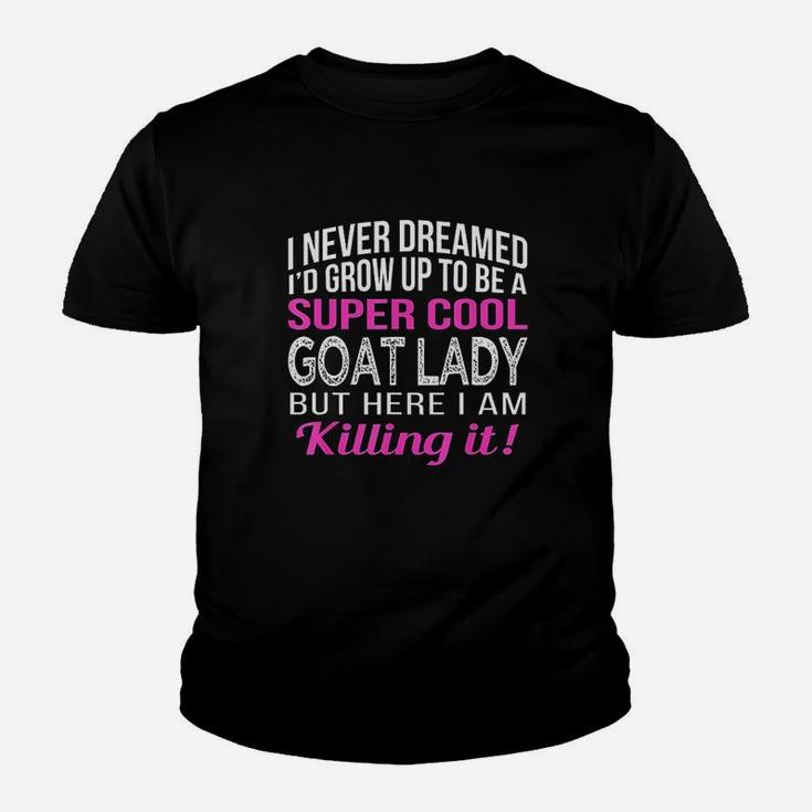 Goat Lady Funny Goat Lover Youth T-shirt