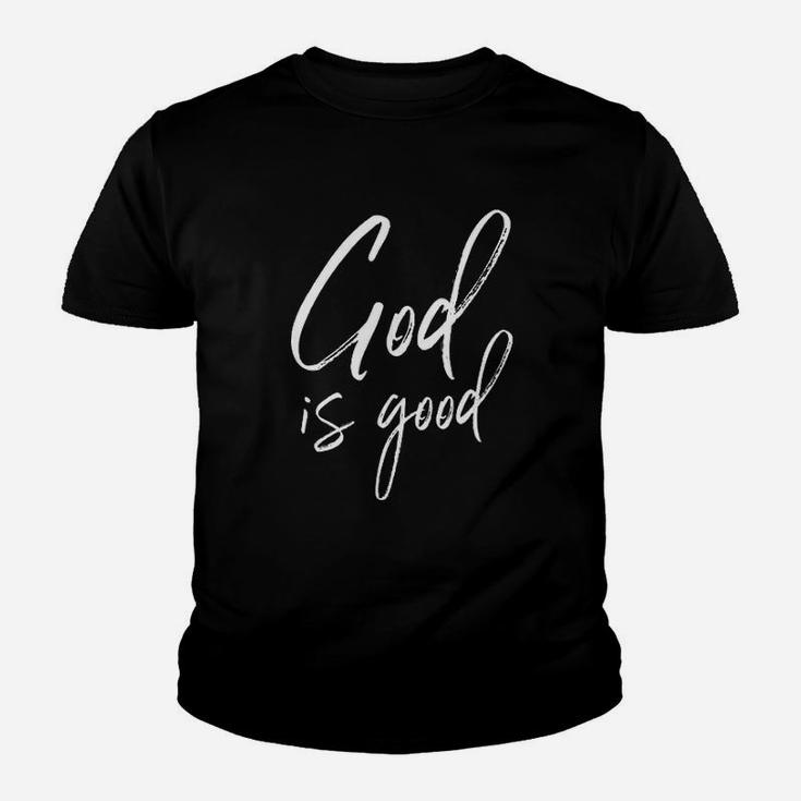 God Is Good Christian Jesus Is In Control Easter Youth T-shirt