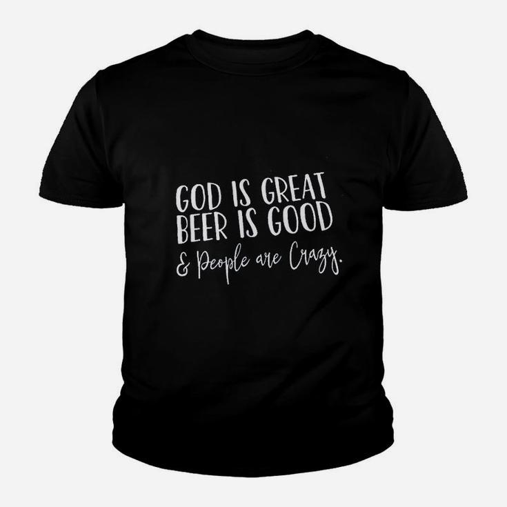 God Is Great Beer Is Good Youth T-shirt