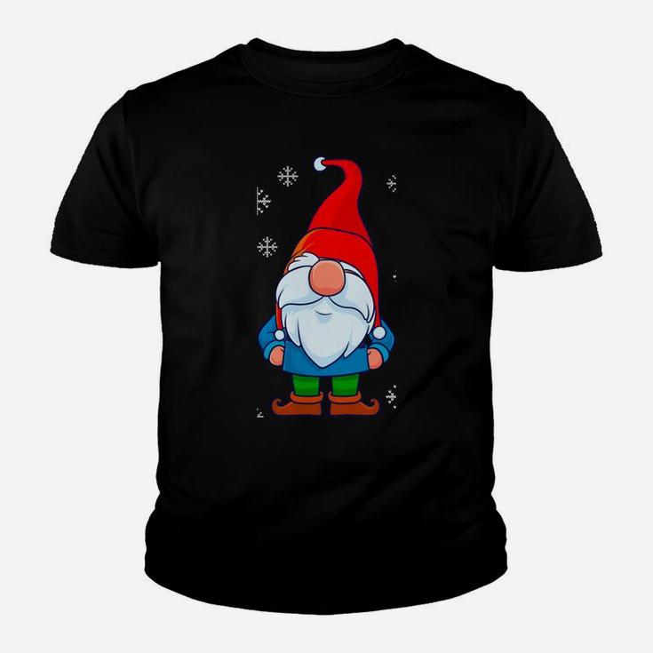God Jul, Swedish Tomte Gnome, Scandinavian Merry Christmas Youth T-shirt