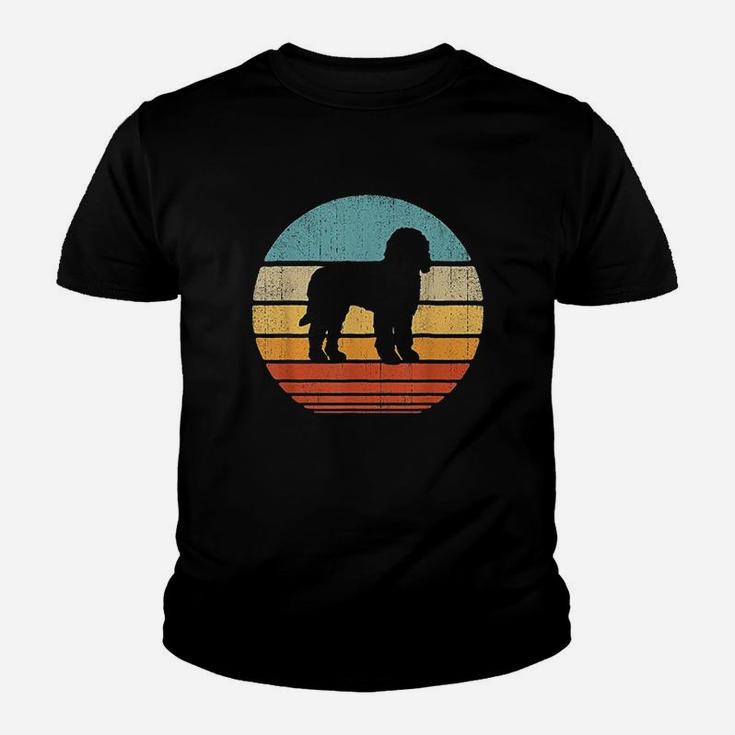 Goldendoodle Vintage Silhouette 60S 70S Retro Gift Dog Lover Youth T-shirt