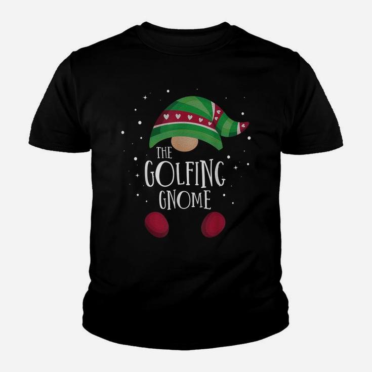 Golfing Gnome Family Matching Pajamas Christmas Gift Youth T-shirt