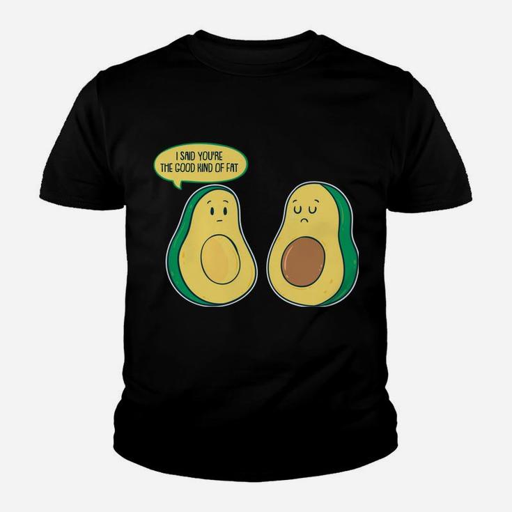 Good Kind Of Plant Based Fat - Funny Avocado Lover & Vegan Youth T-shirt