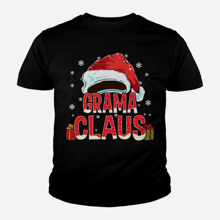 Grama Claus Group Gifts Matching Family Christmas Youth T-shirt