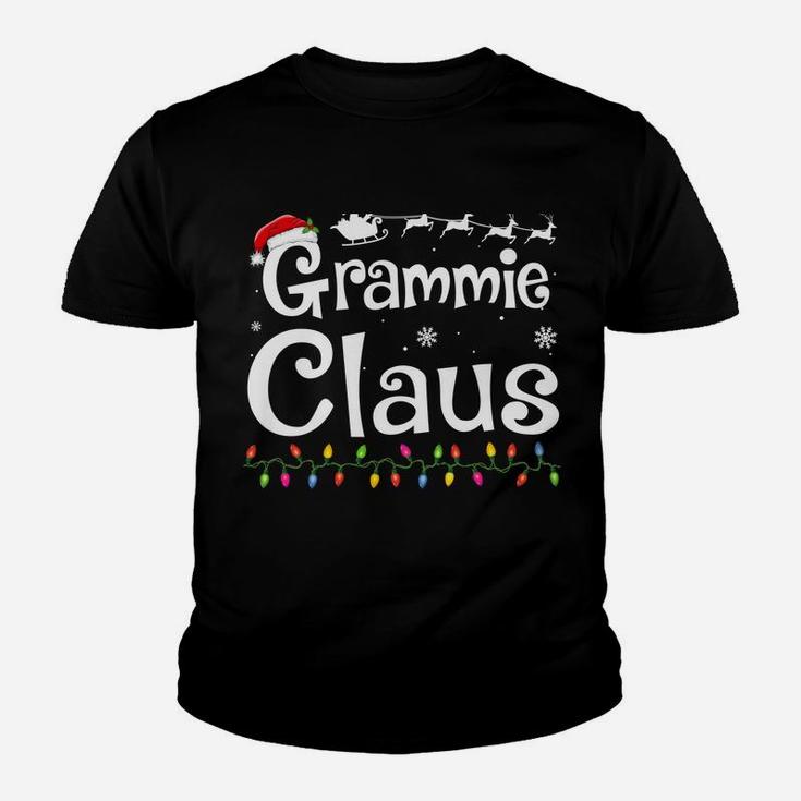 Grammie Claus Funny Grandma Santa Pajamas Christmas Gift Youth T-shirt