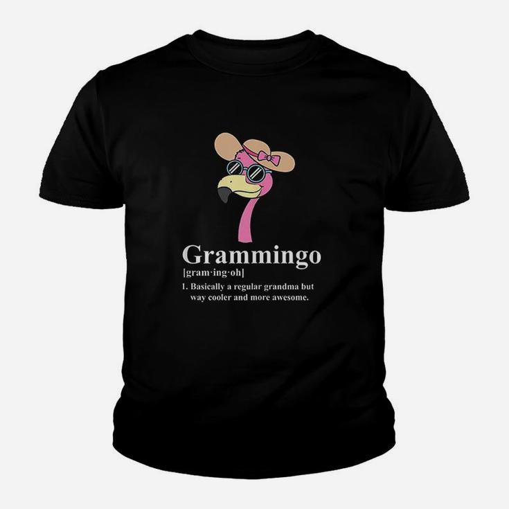 Grammingo Regular Grandma But Way Cooler Awesome Flamingo Youth T-shirt