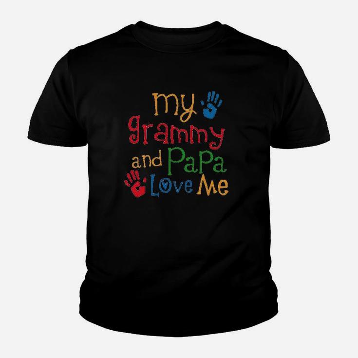 Grammy And Papa Love Me Youth T-shirt