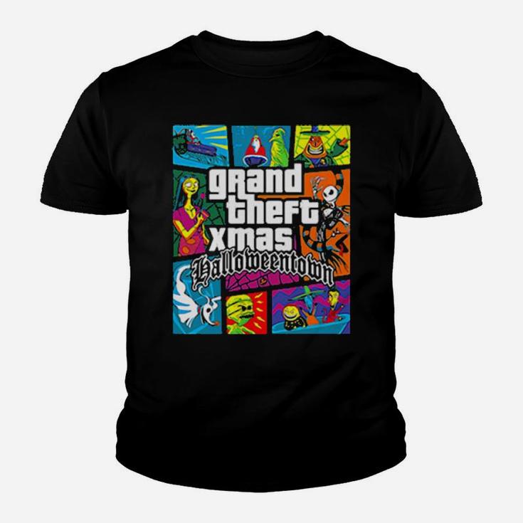 Grand Theft Xmas Youth T-shirt