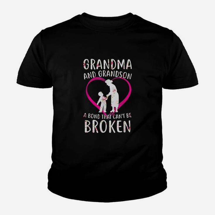 Grandma And Grandson A Bond That Cant Be Broken Youth T-shirt