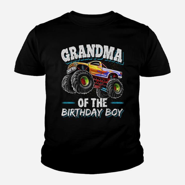 Grandma Of The Birthday Boy Monster Truck Birthday Party Youth T-shirt