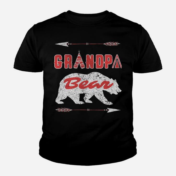 Grandpa Bear Vintage Tee Father's Day Grumpa Gift Granddad Sweatshirt Youth T-shirt