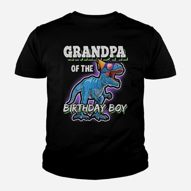 Grandpa Of The Birthday Boy Matching Family Dinosaur Gift Youth T-shirt