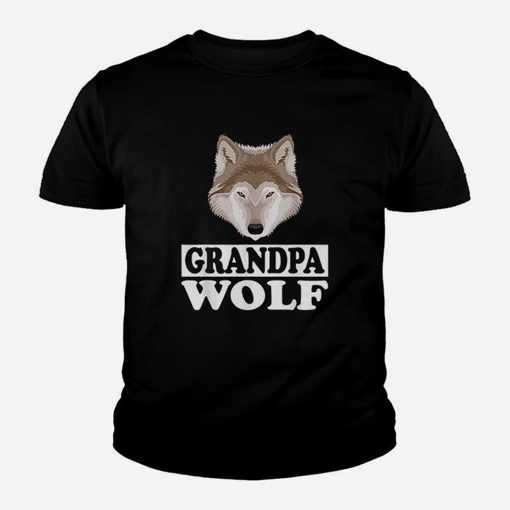 Grandpa Wolf Grandfather Gift Youth T-shirt