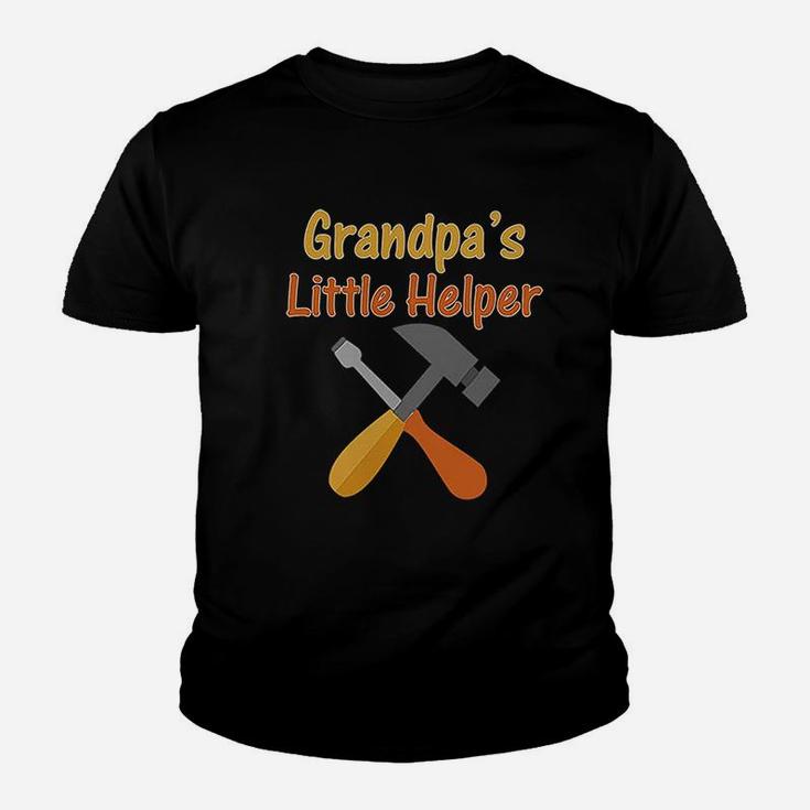 Grandpas Little Helper Grandpa Grandfather Youth T-shirt