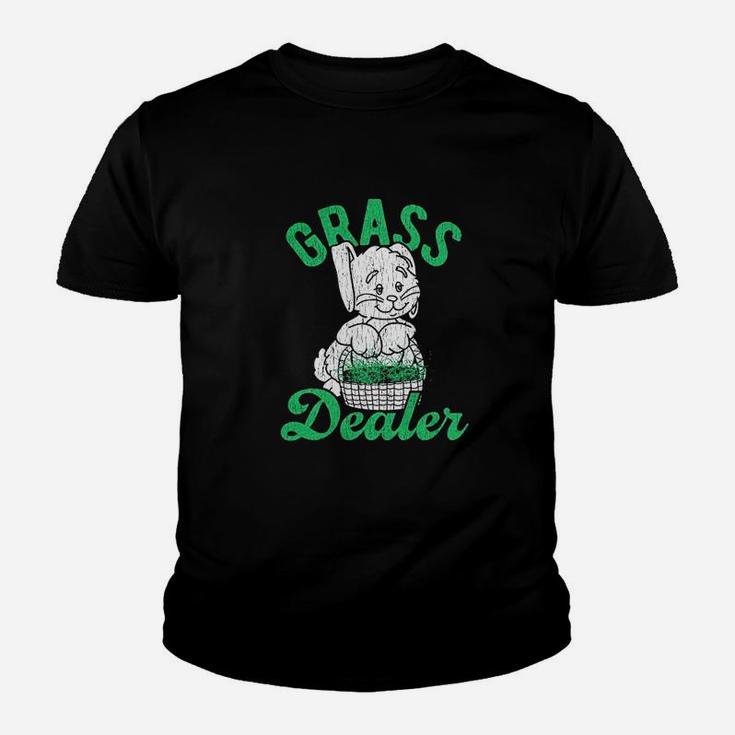 Grass Dealer Funny Easter Bunny Basket Holdiay Youth T-shirt