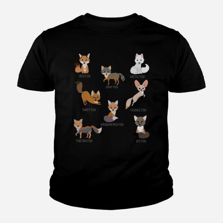 Gray Fox Kit Fox Tibetan Fox Arctic Fox Swift Fox Sweatshirt Youth T-shirt