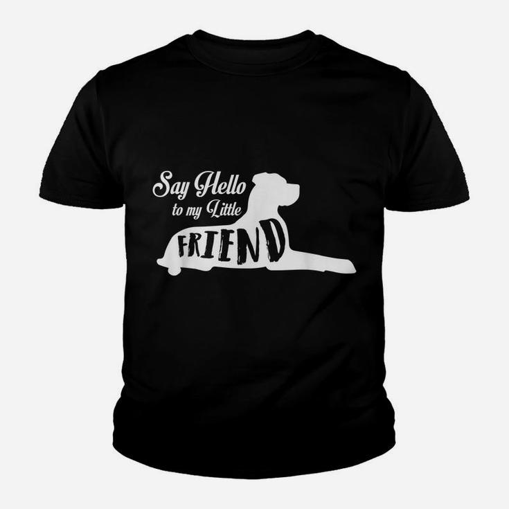 Great Dane Lover Tees -Say Hello To My Little Friend Youth T-shirt